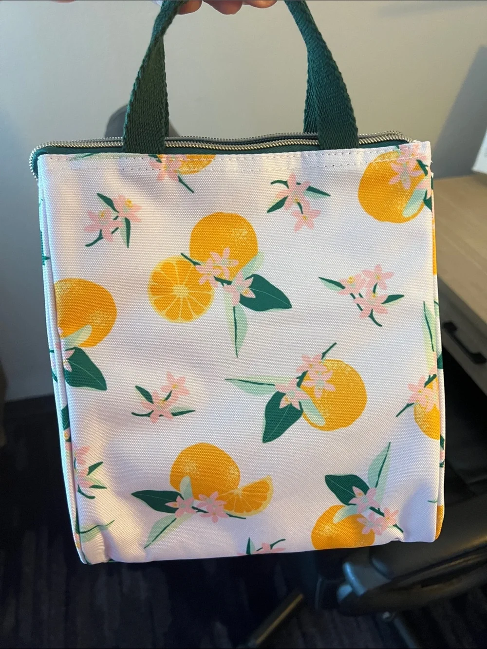 kate spade New York Citrus Print Tote Bag - White & Yellow